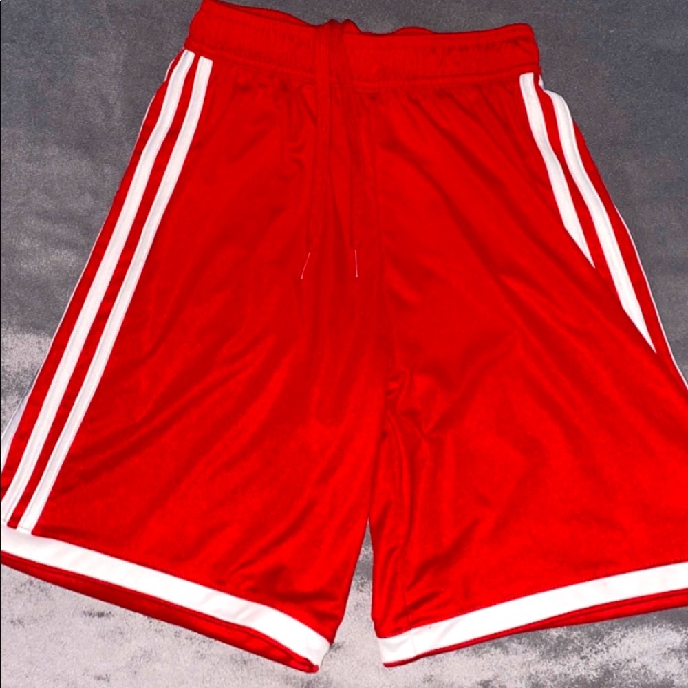 Red Adidas Sports Shorts